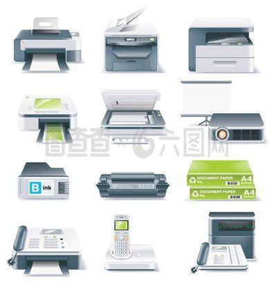 办公设备矢量图在教育文化活动组织策划中的应用